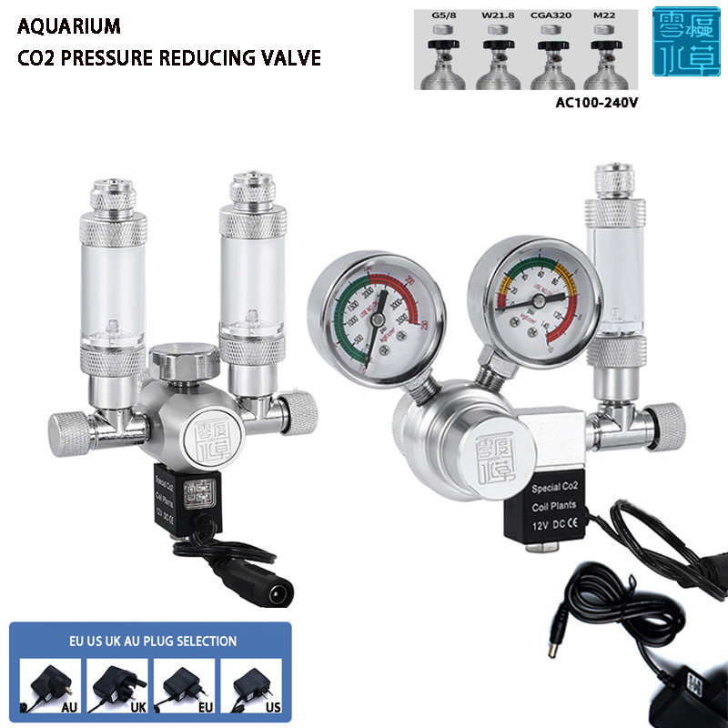 Planted Aquarium Parameters - Aquarium CO2 Regulator Solenoid Valve Bubble