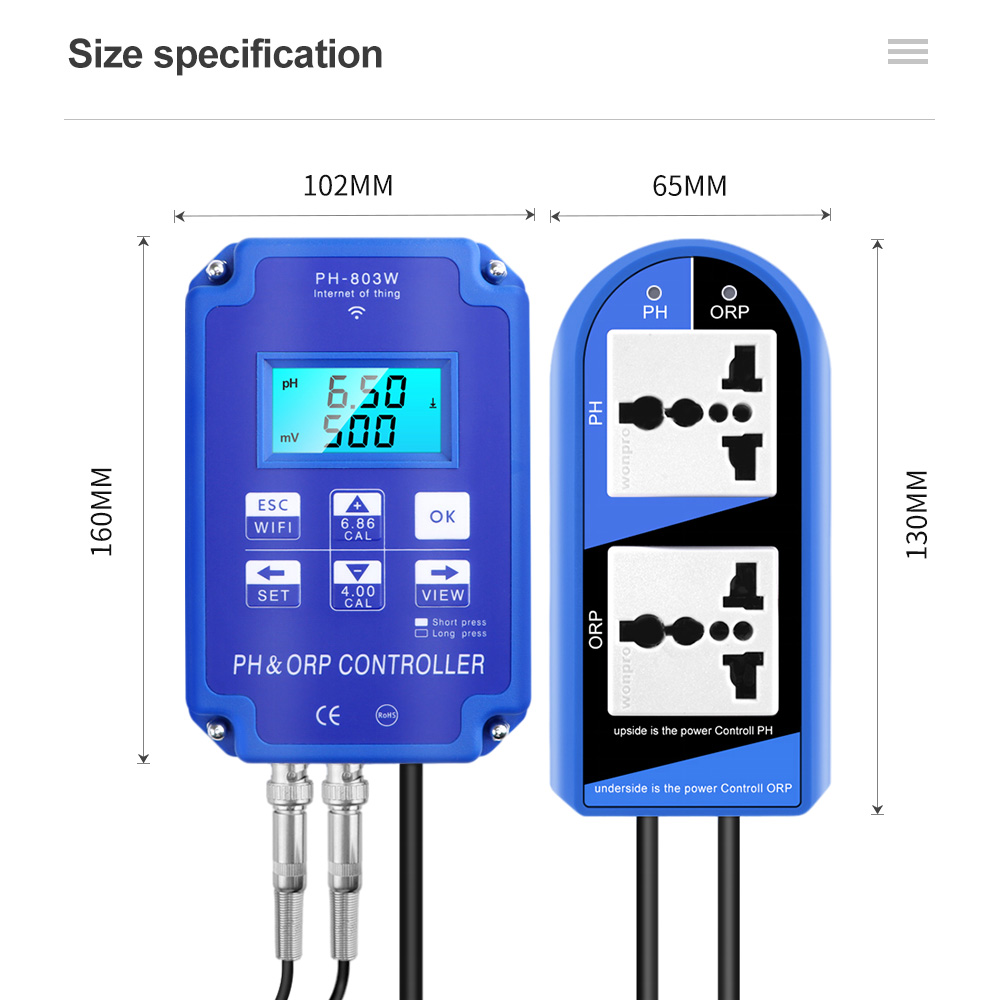 2 In 1 PH ORP Controller PH-80 - Planted Aquarium Test Kit ulasan dan harga