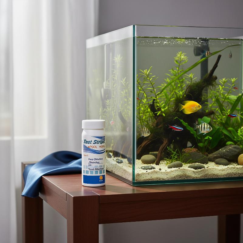 Aquarium Water Test Strips 50  - Planted Aquarium Test Kit ulasan dan harga