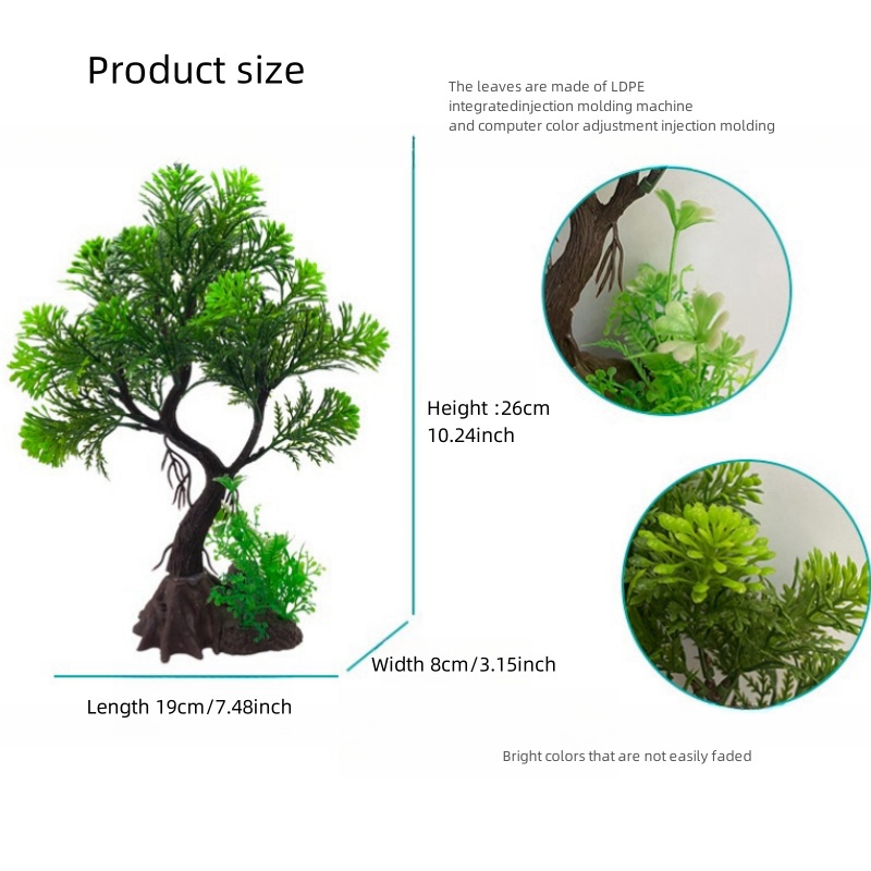 Fish Tank DIY Artificial Aquar - Planted Aquarium Media ulasan dan harga