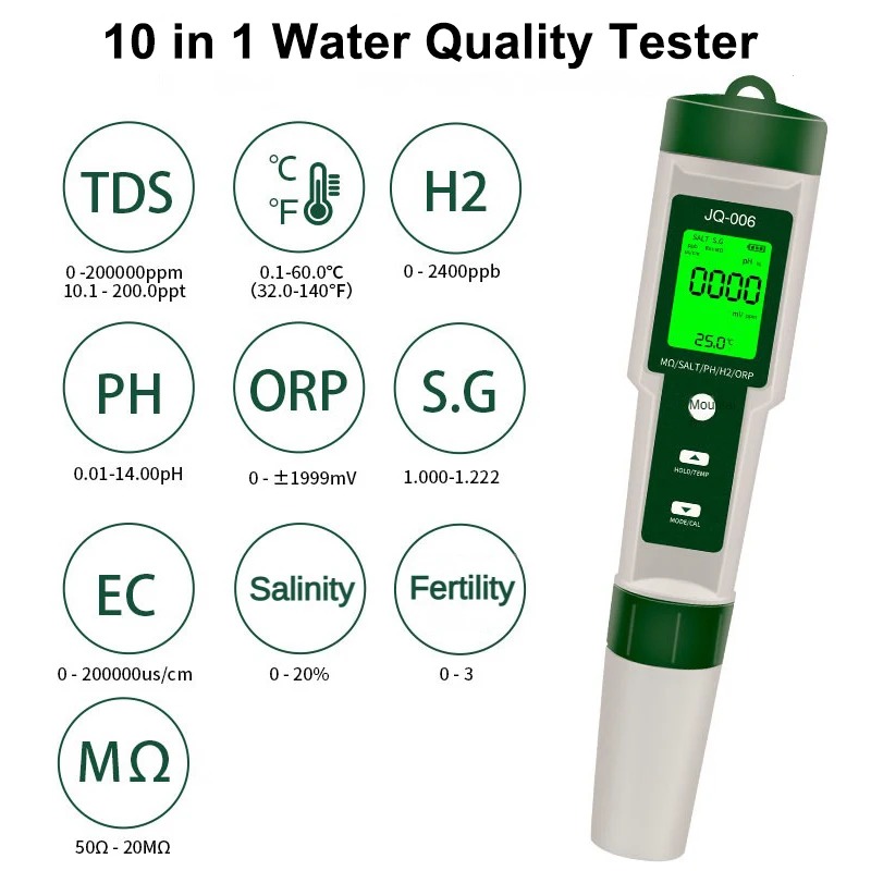 Water Quality Monitor PH/EC/TD - Planted Aquarium Test Kit ulasan dan harga