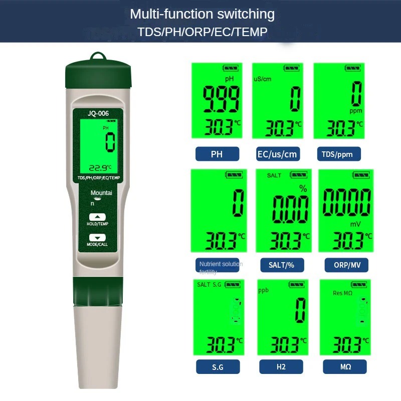 Water Quality Monitor PH/EC/TD - Planted Aquarium Test Kit ulasan dan harga
