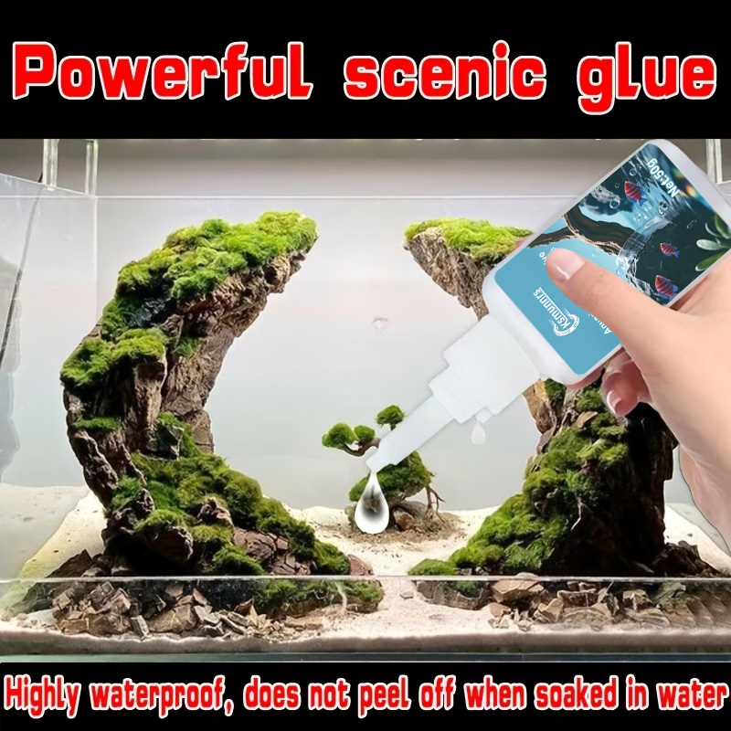 Aquarium Landscape Glue, Quick - Aquarium Plant Glue ulasan dan harga