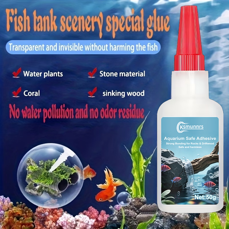 Aquarium Landscape Glue, Quick - Aquarium Plant Glue ulasan dan harga