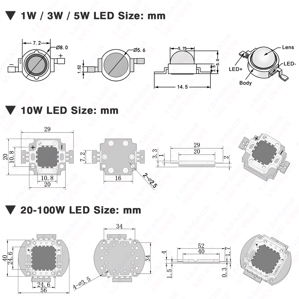 1W 3W 5W 10W 20W 30W 50W 100W  - Aquarium Planted Seeds ulasan dan harga