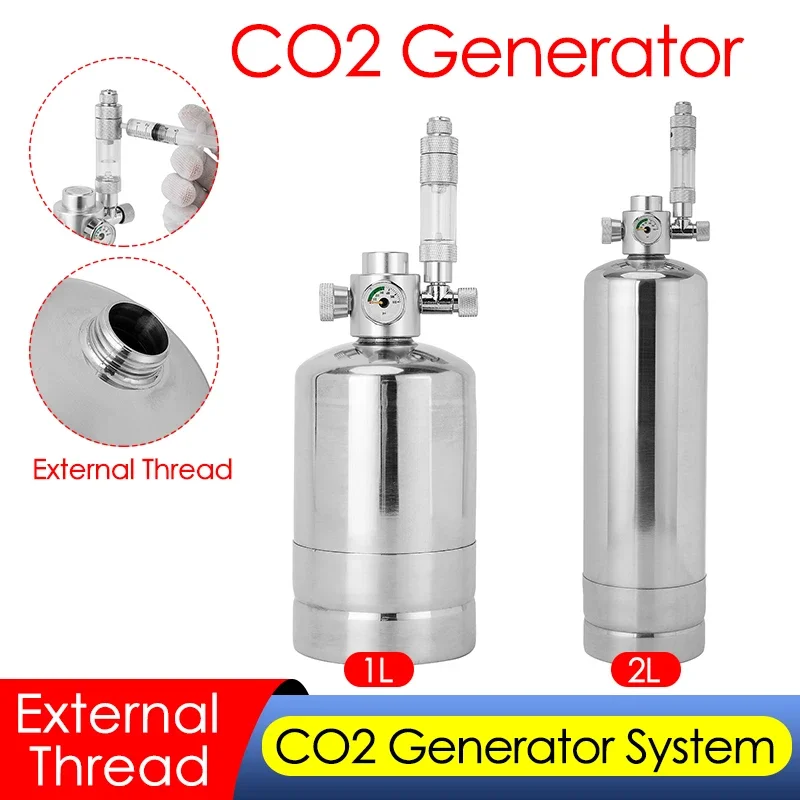 1L/2L Aquarium CO2 Generator S - Planted Aquarium Co2 System ulasan dan harga