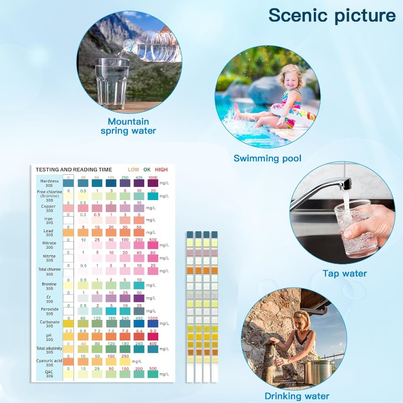 Aquarium Test Strips Freshwate - Planted Aquarium Test Kit ulasan dan harga