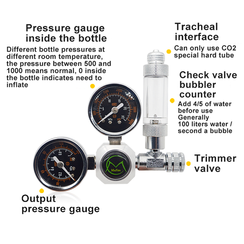Aquarium CO2 Regulator Magneti - Planted Aquarium Parameters ulasan dan harga