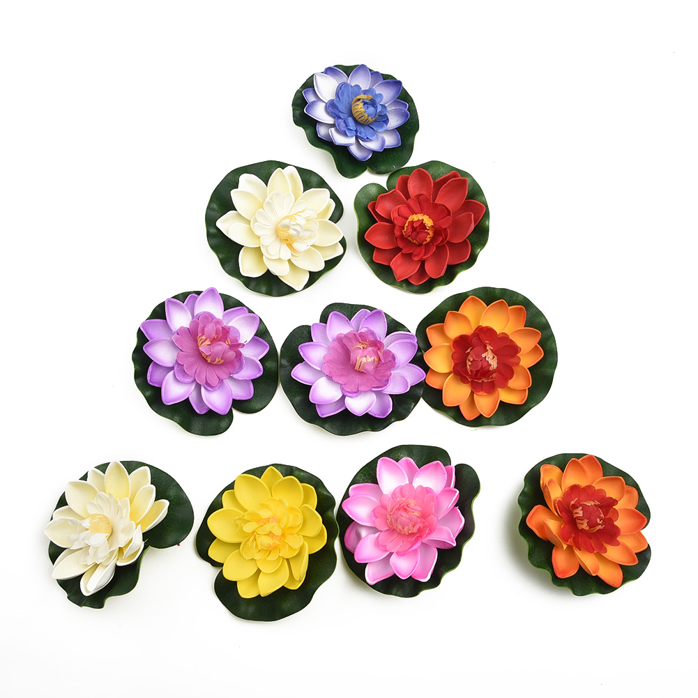 Artificial Lotus Flower, EVA F - Aquarium Plant Red Lotus ulasan dan harga