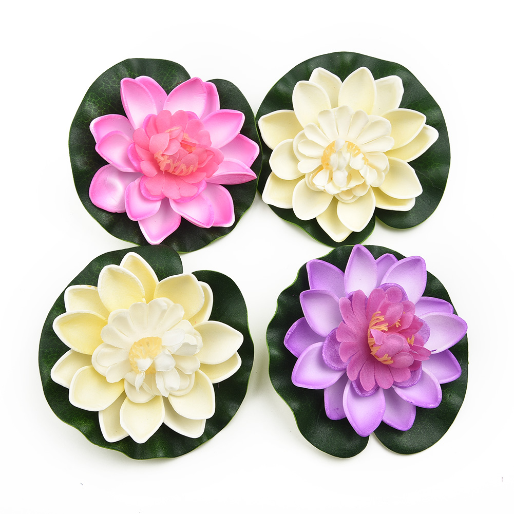 Artificial Lotus Flower, EVA F - Aquarium Plant Red Lotus ulasan dan harga