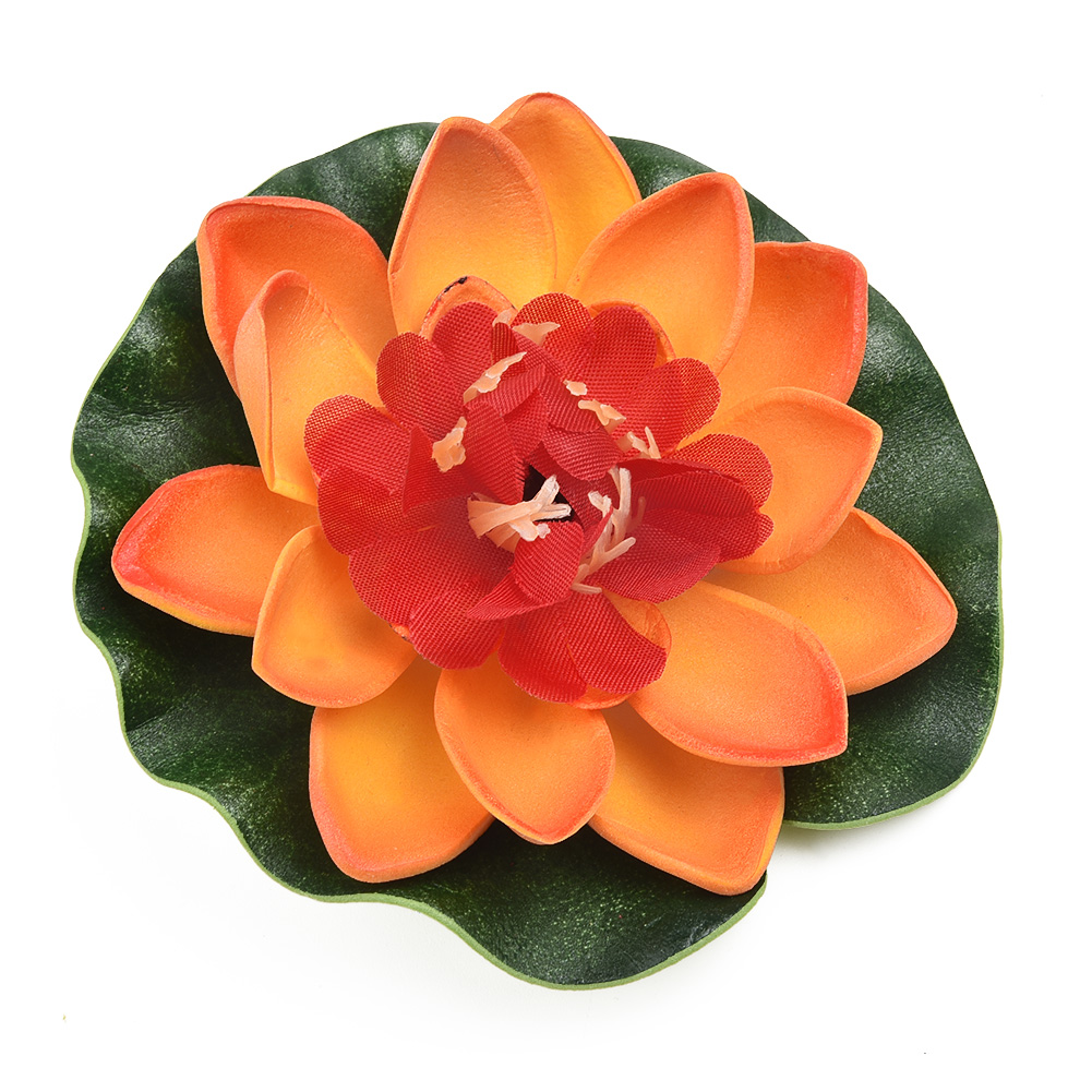 Artificial Lotus Flower, EVA F - Aquarium Plant Red Lotus ulasan dan harga