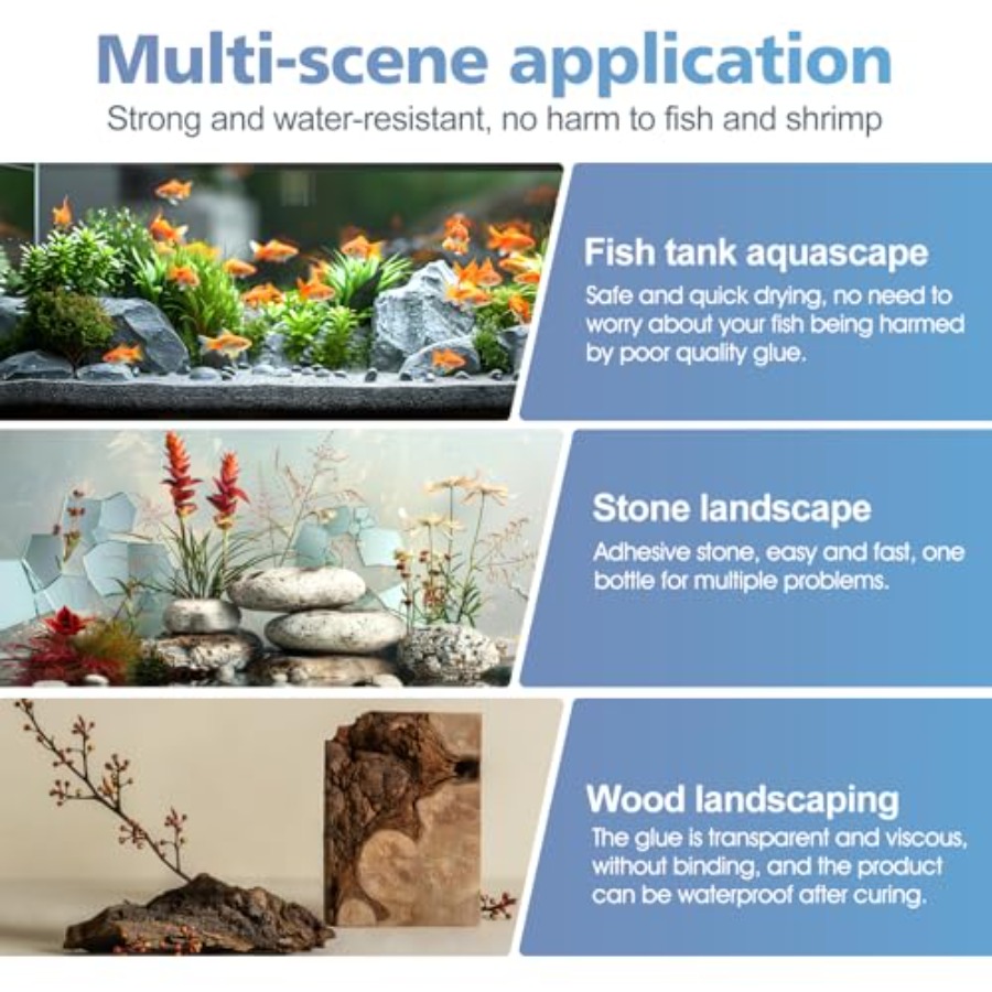 Aquarium Glue, Super Reef Glue - Aquarium Plant Glue ulasan dan harga
