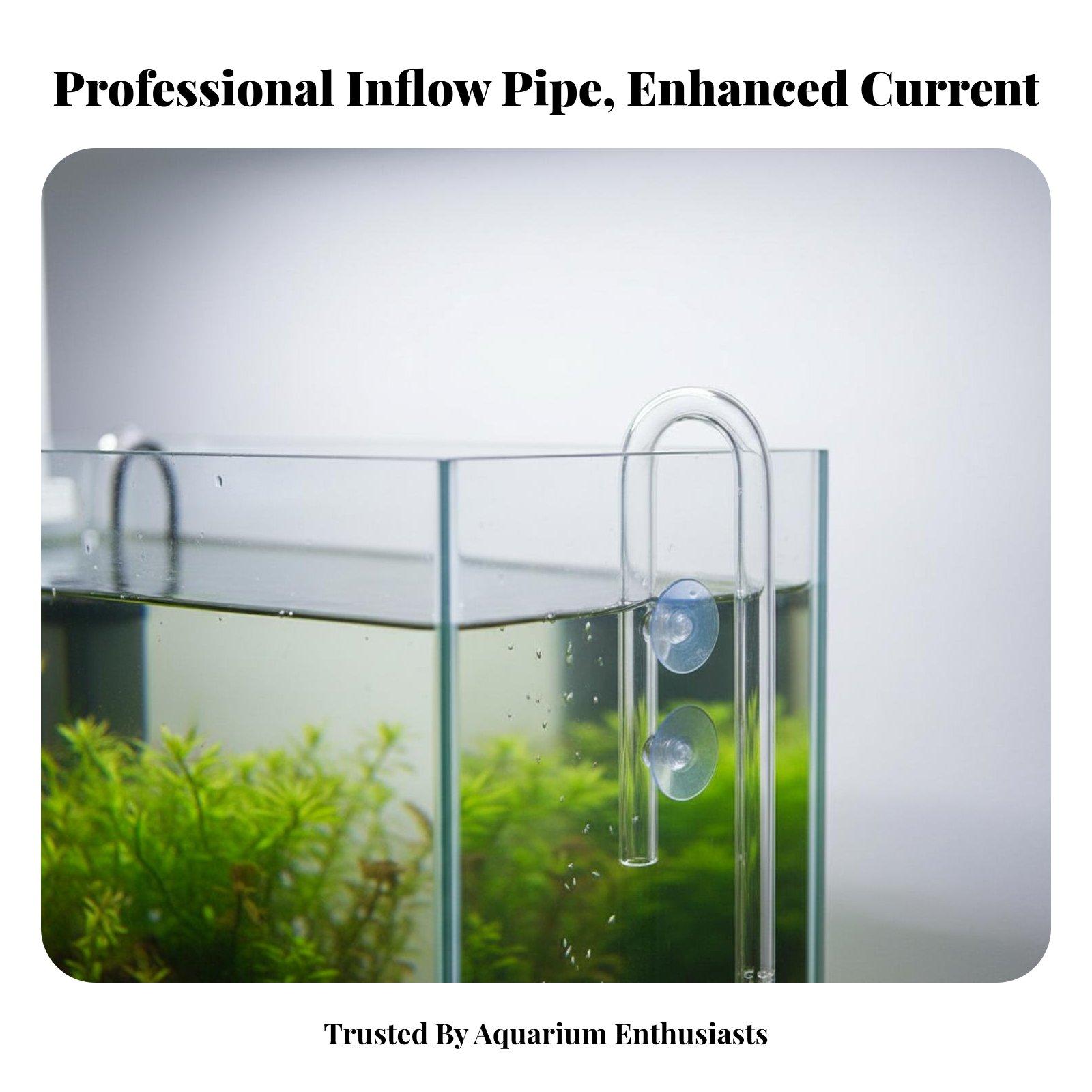 Sleek Aquatic Inflow Crystal G - Aquarium Lily Pipe ulasan dan harga