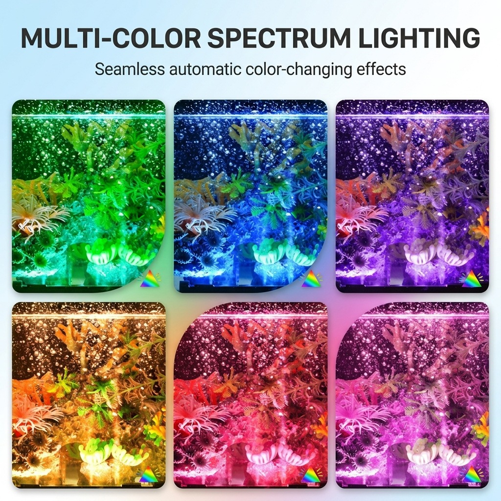 USB LED Aquarium Air Bubble Li - Aquarium Lily Pipe ulasan dan harga