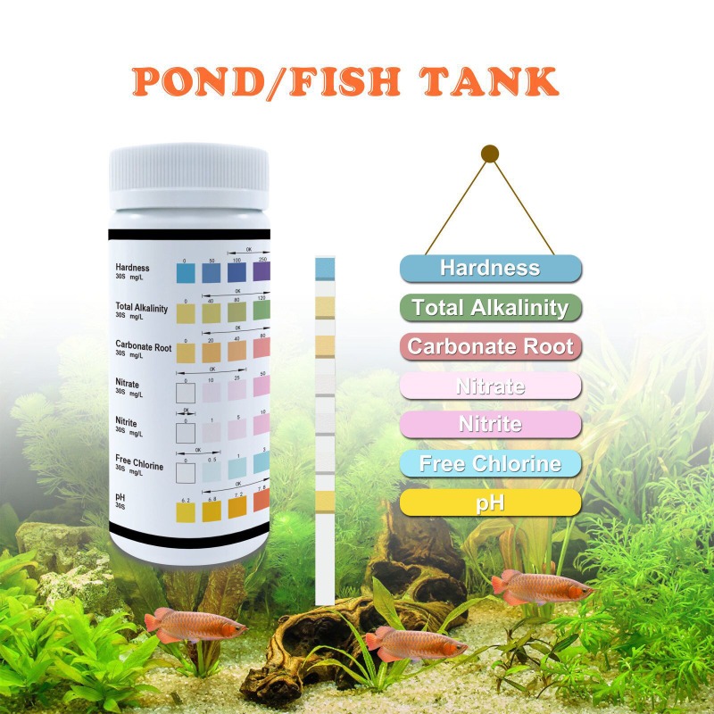 7-in-1 Aquarium Test Strips Pr - Planted Aquarium Test Kit ulasan dan harga
